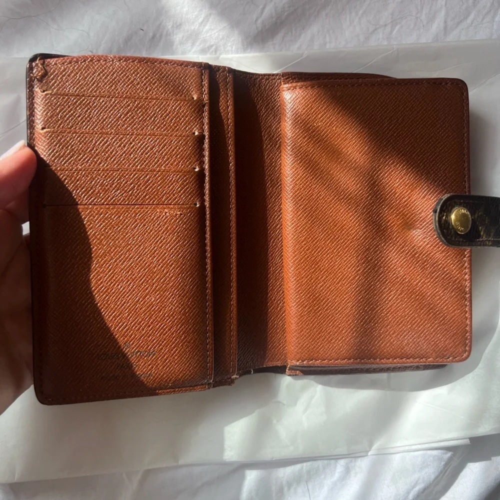 Louis Vuitton Monogram Porte Monnaie Billet Viennois Kisslock Wallet MI1001 - Picture 8 of 16
